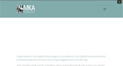 Desktop Screenshot of mkaecology.co.uk